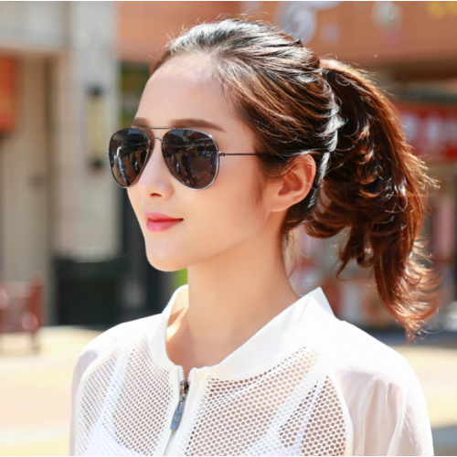 Black Shades Bright Reflective Aviator Unisex Sunglasses G-04 (Black) |image