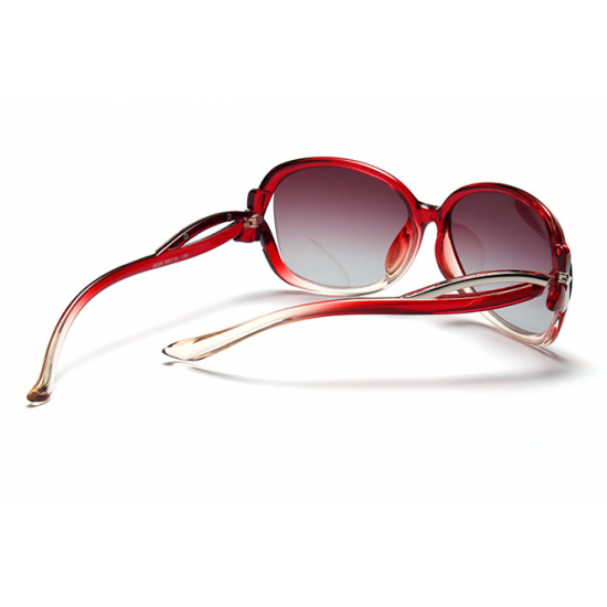 Classic Crystal Polarized Lens with Fashion Shades Women Sunglasses G-05RD (Red) image