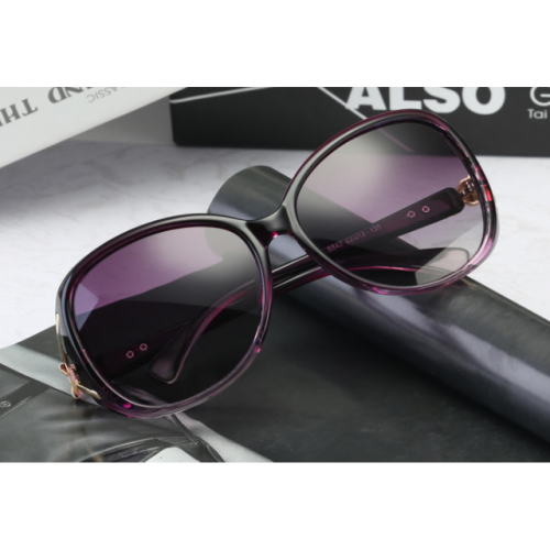 Elegant Butterfly Tide Style Women Sunglasses G-06PR (Purple) image