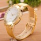 Golden Stainless Mesh Strappy Analogue Watch W-28 image