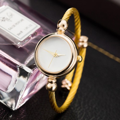Alloy Gold Rope Strap Trending Bracelet Watch W-57G |image