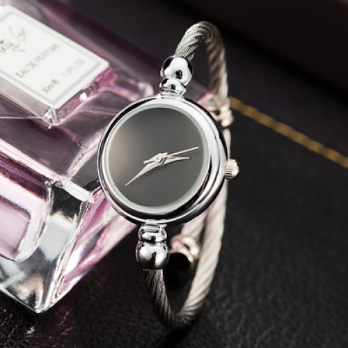 Alloy Silver Rope Strap Trending Bracelet Watch W-57S |image