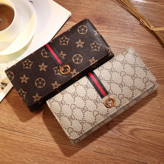 Showing image for Mini Designers Texture Handy Women Brown Wallet WB-91BR Mini Designers Texture Handy Women Brown Wallet WB-91BR |image