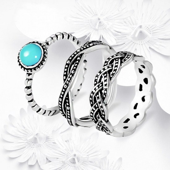 3 Pieces Set Couple Cross Border Rings R-59 |image