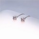 Square Cubes Sterling Silver Tassel Earrings 