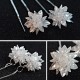 Ice Flower Ball Sterling Silver long Earrings |image