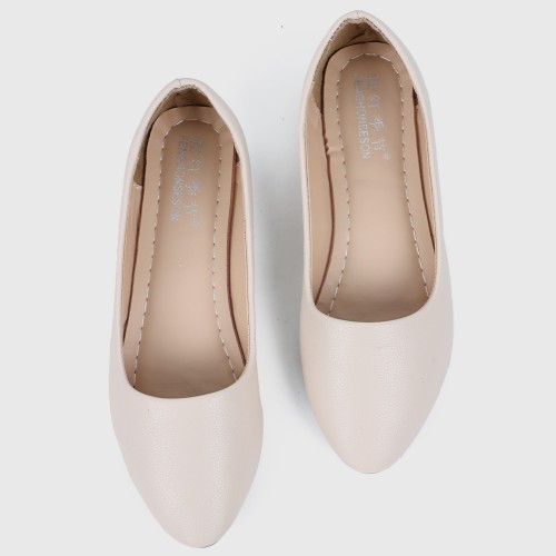 Soft Brown Leather Flat Shoes S-140BR |image