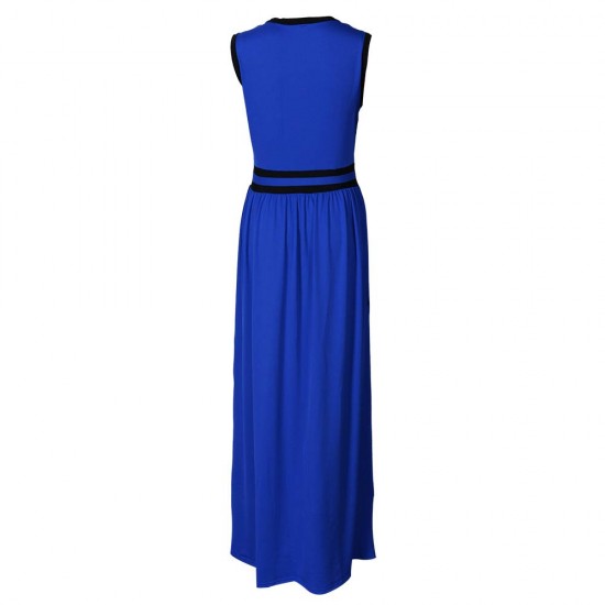 Pure Color Long Formal Maxi Dress WC-326BL |image