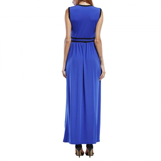Pure Color Long Formal Maxi Dress WC-326BL |image