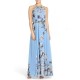 Summer Casual Chiffon Print Beachwear Dress 