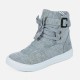 Canvas Breathable Flat Casual Boots Sneaker Shoes S-196GR |image