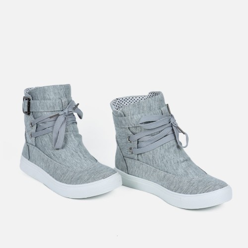 Canvas Breathable Flat Casual Boots Sneaker Shoes S-196GR |image