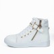 Canvas Comfortable Women Casual Zipper Sneaker S-259W |image