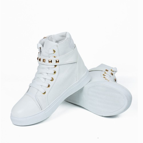 Canvas Comfortable Women Casual Zipper Sneaker S-259W |image