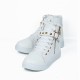Canvas Comfortable Women Casual Zipper Sneaker S-259W |image