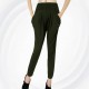 Women Green Real Shot Casual Harem Pants Spring and autumn Trousers WC-151GN