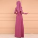 Elegant Arabic Style Long Sleeved Maxi Dress