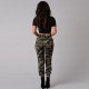 New Camouflage Printed Casual Pencil Pant - Green |image