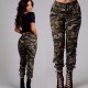 New Camouflage Printed Casual Pencil Pant - Green |image