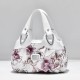 Floral Printed Multicolor Party Hand Bag - Pink 