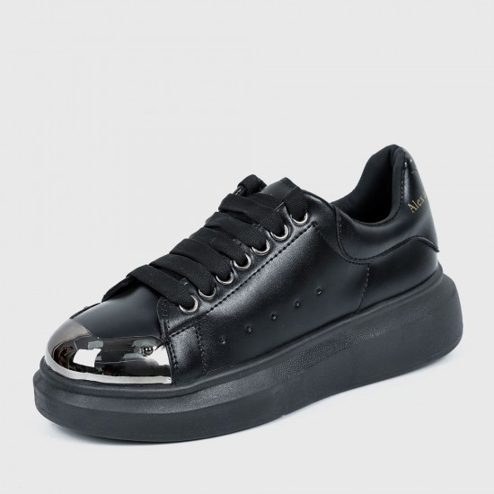 Latest Trending Casual Thick-soled Strapped Sneakers - Black Latest Trending Casual Thick-soled Strapped Sneakers - Black |image