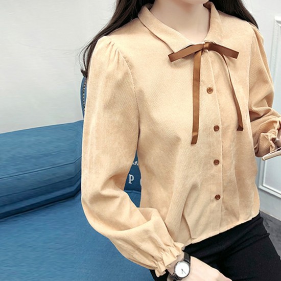Showing images for Retro Style Long Sleeve Loose Corduroy Shirt - Brown Retro Style Long Sleeve Loose Corduroy Shirt - Brown |image