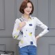 Block Pattern Printed Long Sleeve Shirt - Yellow |image