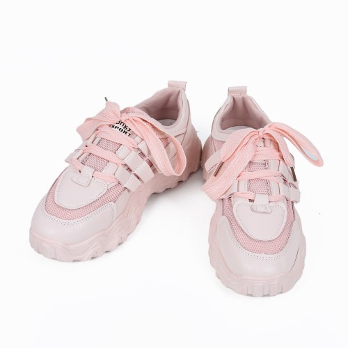 Casual Thick Soled Lightweight Running Shoes - Pink |image