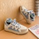 Lace Up Flat Sole Casual Women Fashion Sneaker - Beige |image