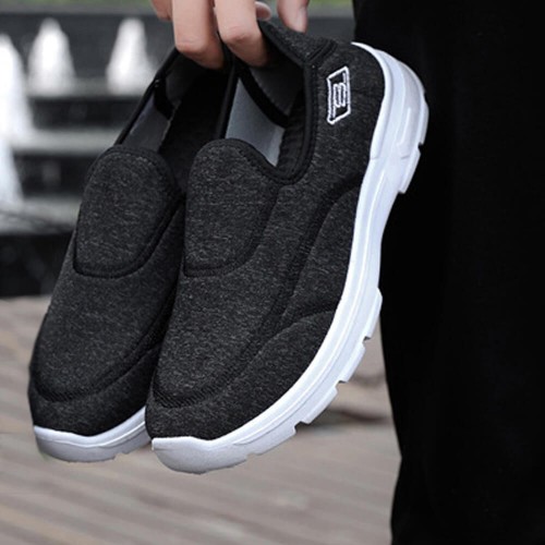 Sport Style Soft Sole Lightweight Shoes for Ladies - Black |image