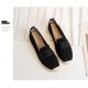 Comfortable Slip On Mesh Style Loafers for Women - Black |image