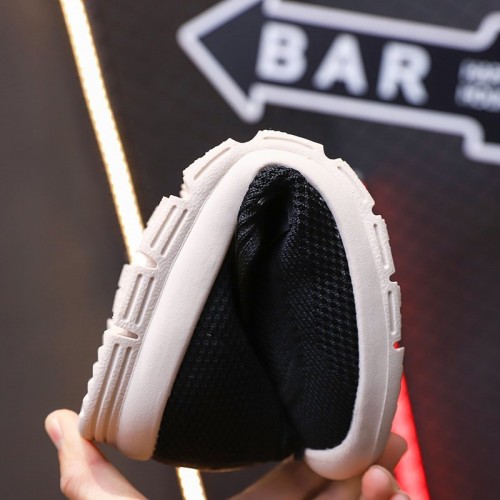 Comfortable Slip On Mesh Style Loafers for Women - Black |image