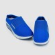 Women’s Knit Style Breathable Air Cushion Slippers - Blue |image