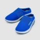 Women’s Knit Style Breathable Air Cushion Slippers - Blue |image