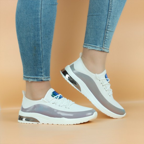 Showing Images for Low Heeled Soft Sole Slip On Casual Shoe for Ladies - White Low Heeled Soft Sole Slip On Casual Shoe for Ladies - White |image