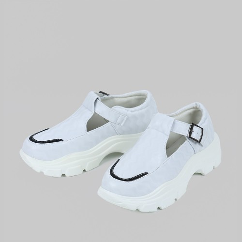 Women’s Breathable Casual Hollow Sport Shoes – White |image