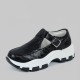Women’s Breathable Casual Hollow Sport Shoes – Black |image