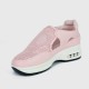 Women’s Breathable Casual Velcro Sport Shoes – Pink |image
