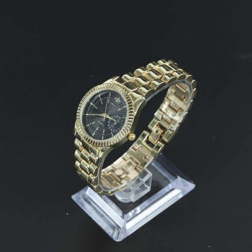 Women's Stainless Steel Luxury Style Bracelet Watch - Gold |image
