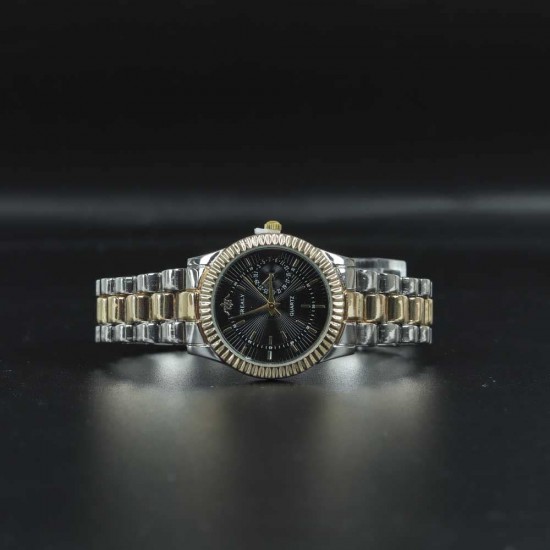 Image for Women's Stainless Steel Luxury Style Bracelet Watch - Silver Women's Stainless Steel Luxury Style Bracelet Watch - Silver Gold Strap |image
