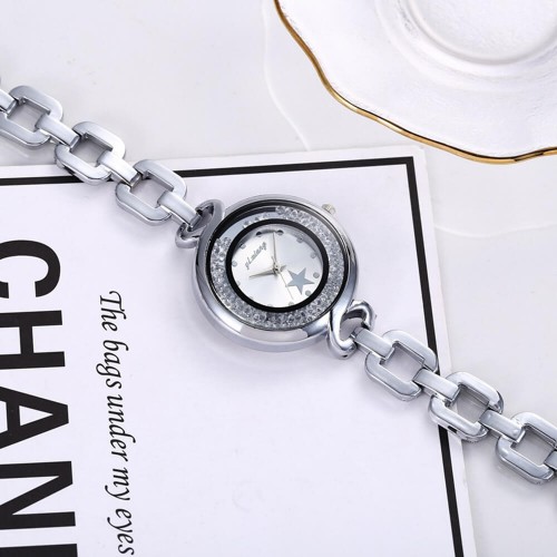 Women's Fashion Small Dial Stylish Watch - Silver |image