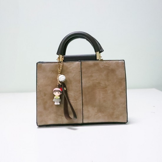 Image for Elegant Leather Tote Bag For Women Elegant Leather Tote Bag For Women - Peach |image