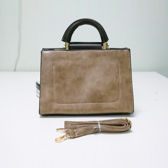 Image for Elegant Leather Tote Bag For Women Elegant Leather Tote Bag For Women - Peach |image