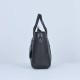 Women's Fashion Dual Strap Bucket Leather Hand Bag - Black |image