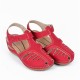Women's Summer Fashion Wedge heels Sandal - Red |image