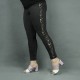 Gothic Sexy Lace Hip Lift Sports Pants - Black |image