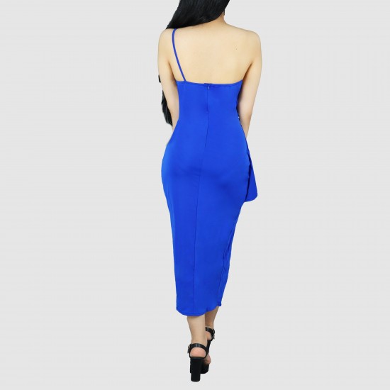 Sexy Sequin Off Shoulder Split Party Dress - Blue Sexy Sequin Off Shoulder Split Party Dress - Blue |image