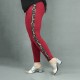 Gothic Sexy Lace Hip Lift Sports Pants - Red |image