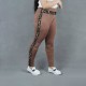 Gothic Sexy Lace Hip Lift Sports Pants - brown 