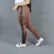 Gothic Sexy Lace Hip Lift Sports Pants - brown |image